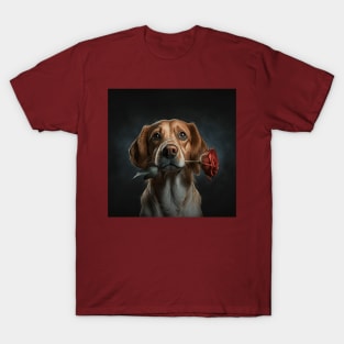 Beagle My Valentine Date T-Shirt